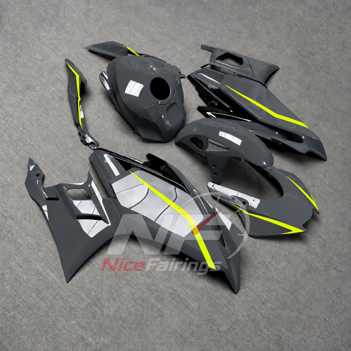 Replacement Sportbike Bodywork Set Fits Yamaha YZF-R25 YZF-R3 2025-2026 | NiceFairings - front angle image