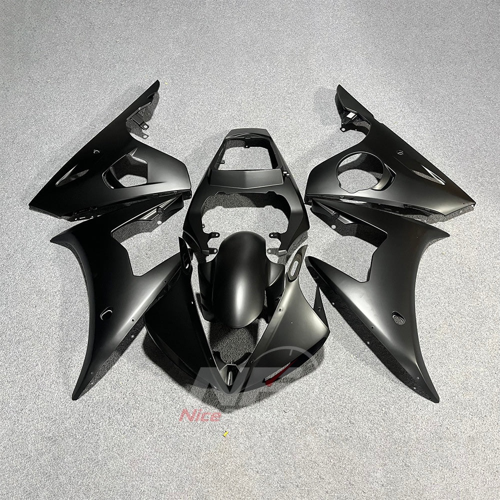 ABS Plastic Cowling Kit Fits YAMAHA YZF-R6 RJ09 2003-2005 - Matte Black | NiceFairings - main product image