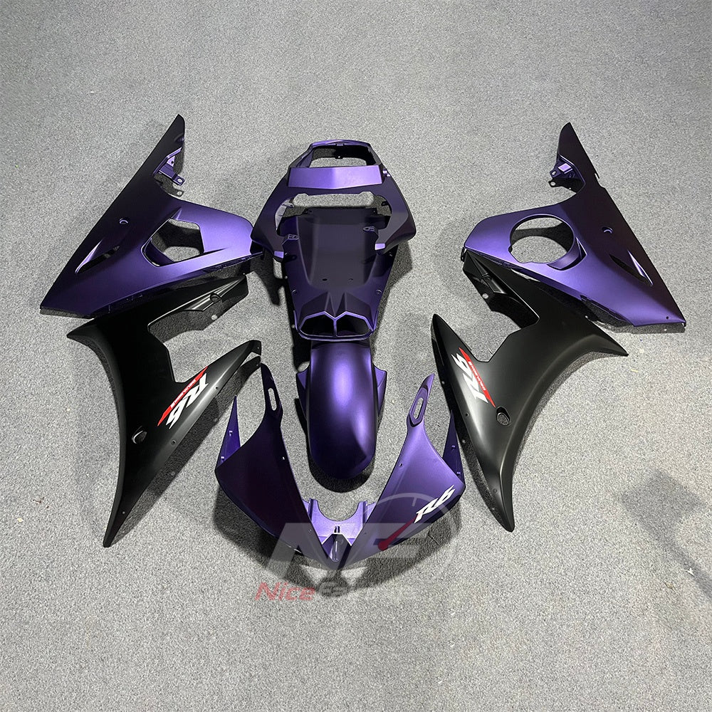 Injection-Molded ABS Bodywork Set Compatible with YAMAHA YZF-R6 RJ09 2003-2005 - Purple | NiceFairings - main product image