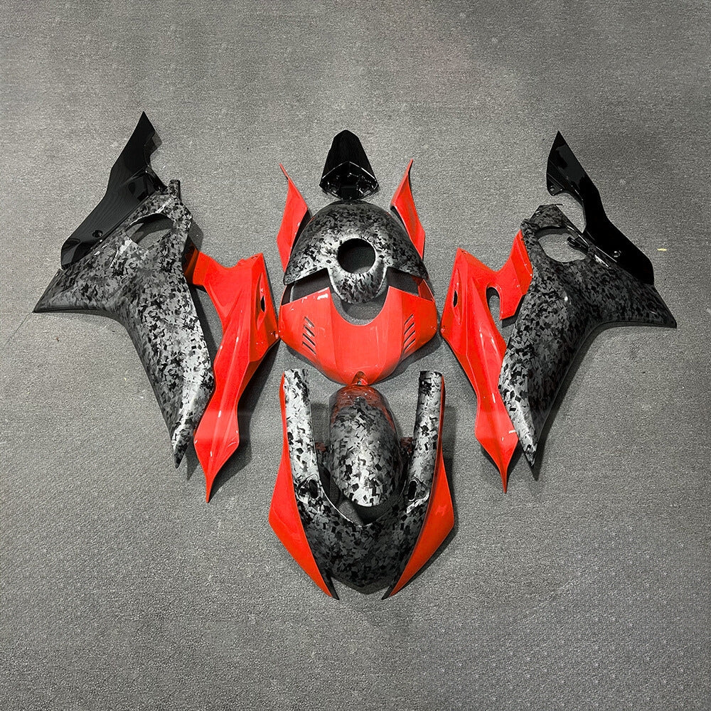 For YAMAHA YZF-R6 2017-2026 YZF R6 3-Layer Clear Coat Aftermarket Showroom Custom P Fairings Kit | NiceFairings - paint design NO.3 option image