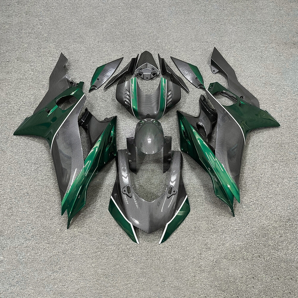 For YAMAHA YZF-R6 2017-2026 R6 17-26 Pre-Drilled Holes Heat Shield Protection After Fairings Kit | NiceFairings - paint design NO.7 option image