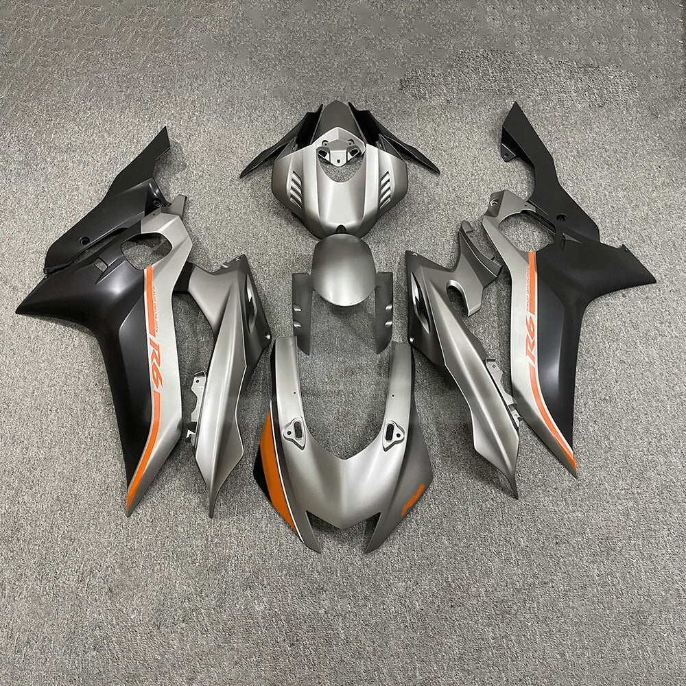 For YAMAHA YZF-R6 2017-2026 R6 100% Fit Custom Painted Aftermarket Bodywork Frame Fairings Kit | NiceFairings - paint design NO.7 option image