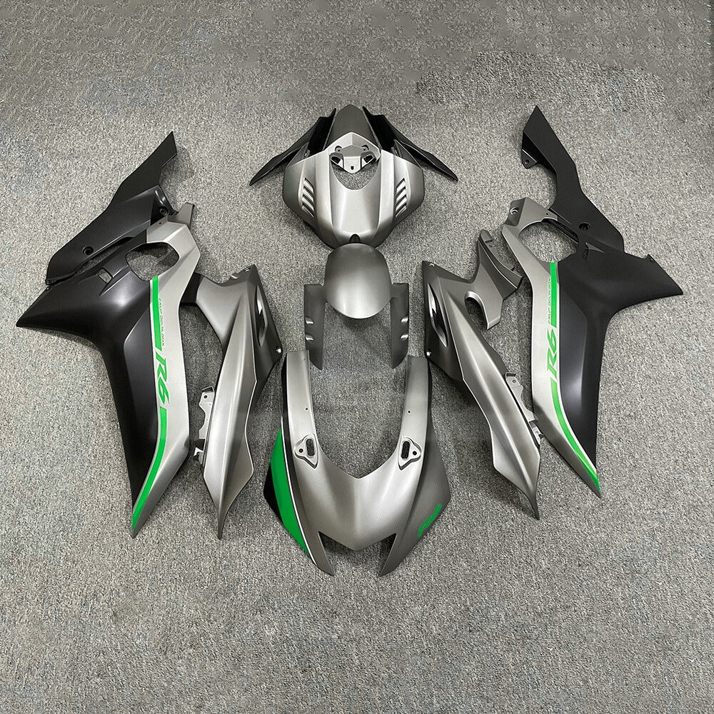 For YAMAHA YZF-R6 2017-2026 R6 100% Fit Custom Painted Aftermarket Bodywork Frame Fairings Kit | NiceFairings - paint design NO.6 option image
