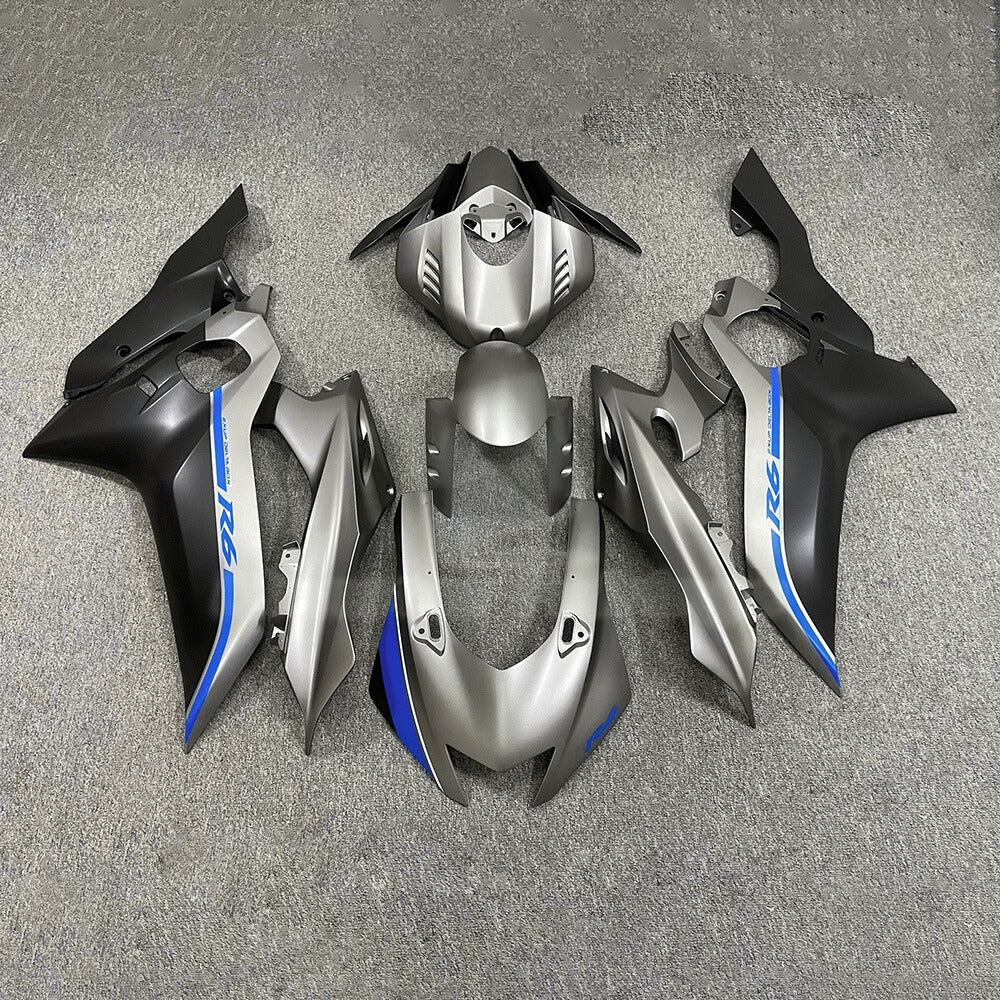 For YAMAHA YZF-R6 2017-2026 R6 100% Fit Custom Painted Aftermarket Bodywork Frame Fairings Kit | NiceFairings - paint design NO.8 option image