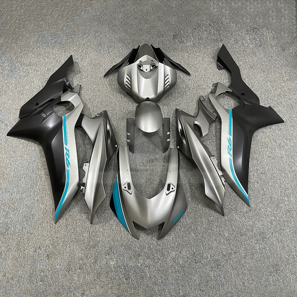 For YAMAHA YZF-R6 2017-2026 R6 17-26 Aftermarket 100% Fit Plastic Custom Color Full Fairings Kit | NiceFairings - paint design NO.3 option image