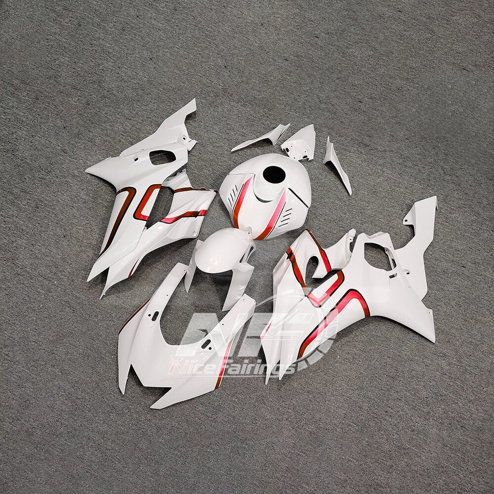For YAMAHA YZF-R6 2017-2026 Track Racing Aftermarket Custom Painted Bodywork Fairings Kit | NiceFairings - side angle image