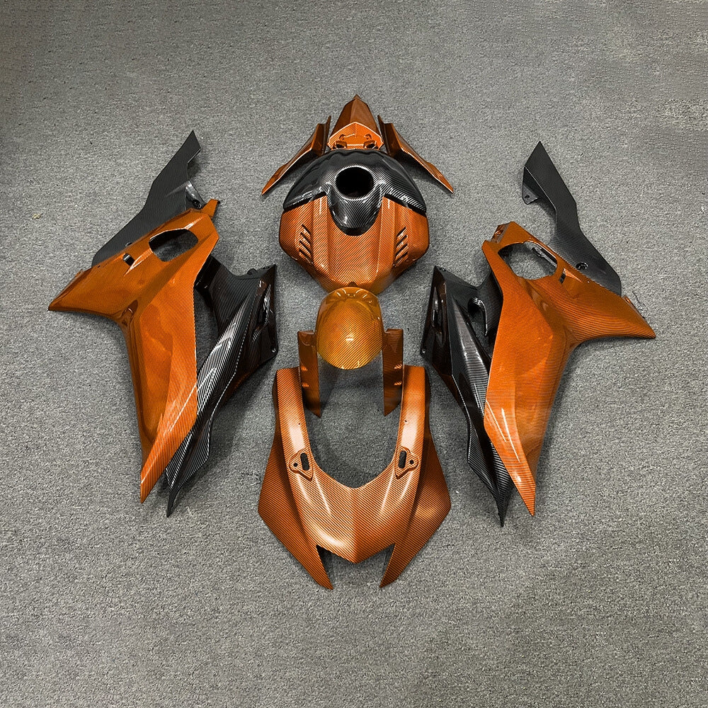 For YAMAHA YZF-R6 2017-2026 R6 Gloss Carbon Fiber Accents Aftermarket Sport Bodywor Fairings Kit | NiceFairings - paint design NO.7 option image