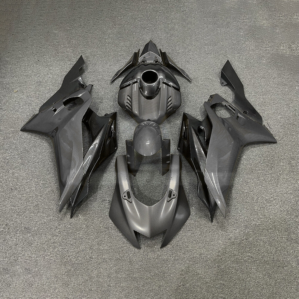 For YAMAHA YZF-R6 2017-2026 R6 Gloss Carbon Fiber Accents Aftermarket Sport Bodywor Fairings Kit | NiceFairings - paint design NO.9 option image