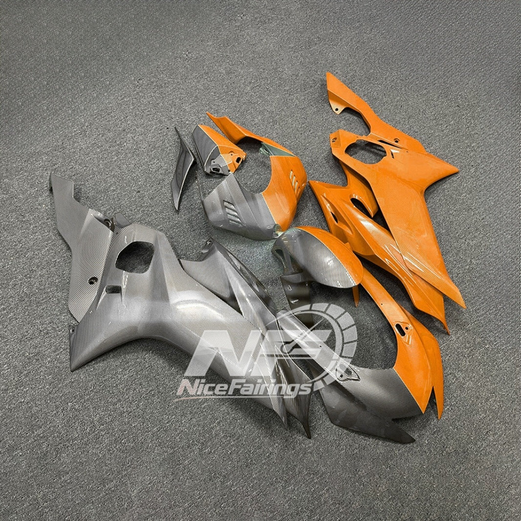 For YAMAHA YZF-R6 2017-2026 R6 100% Fit Plastic Aftermarket Custom Painted Set Fairings Kit | NiceFairings - rear angle image