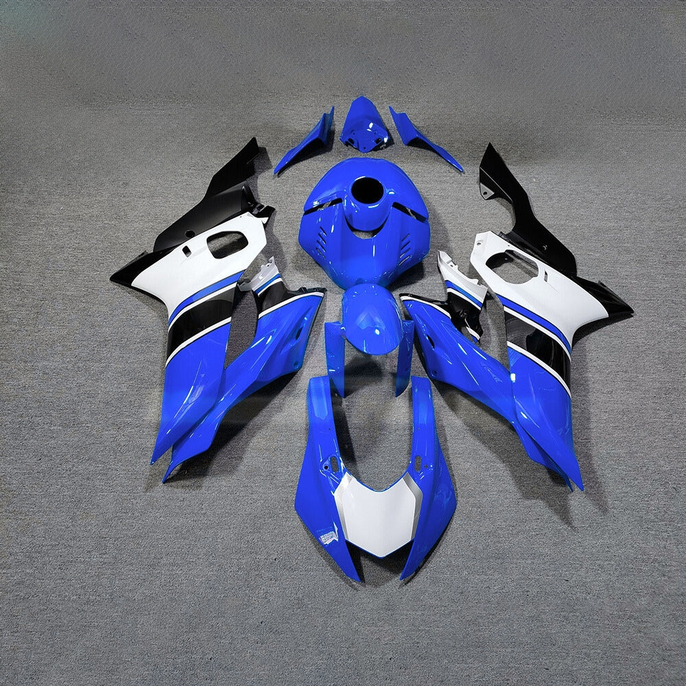 For YAMAHA YZF-R6 2017-2026 YZF R6 Pre-Drilled Aftermarket Custom Painted Cowling Fairings Kit | NiceFairings - paint design NO.5 option image