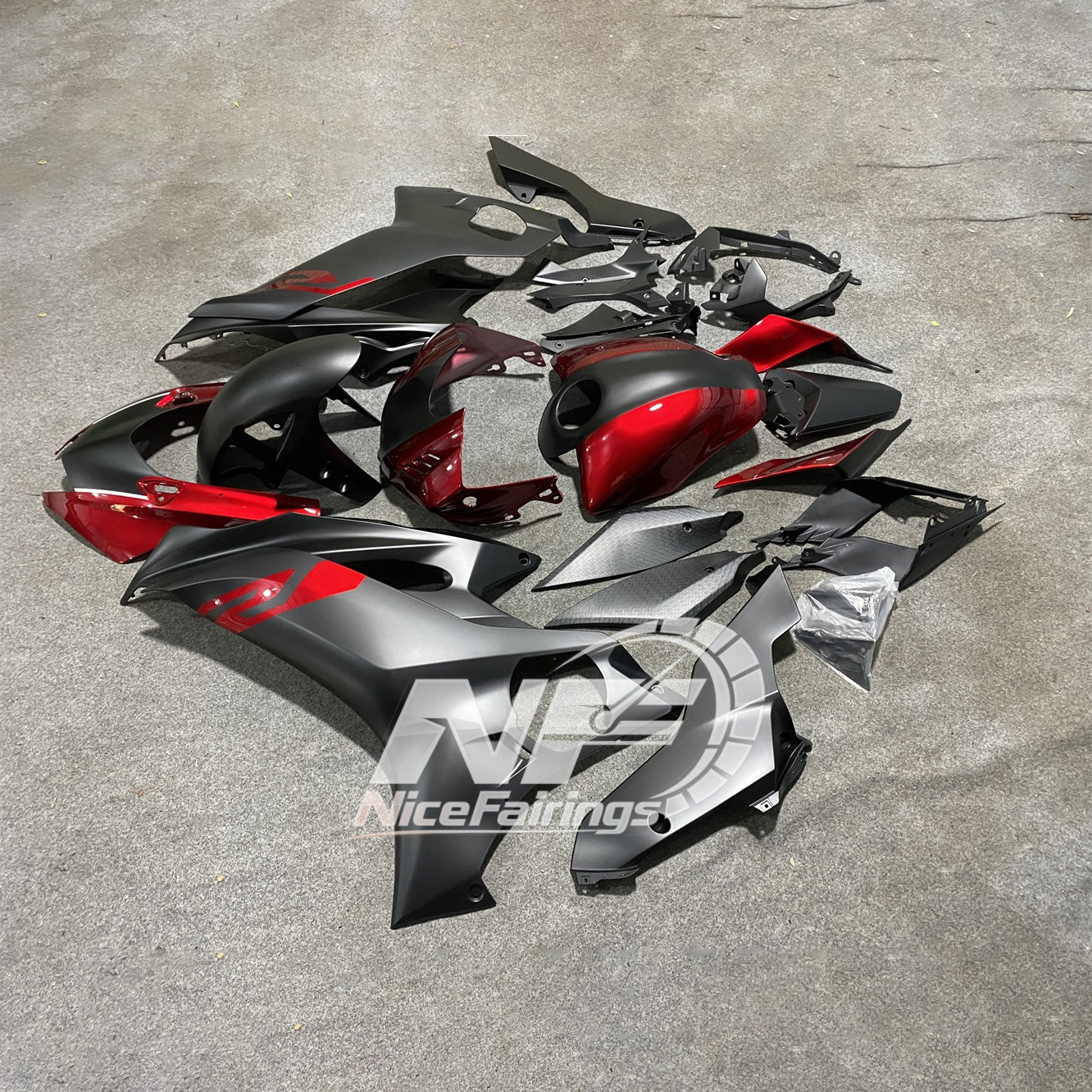 For YAMAHA YZF-R6 2017-2026 YZF R6 Set 100% Fit Aftermarket Custom Painte Fairings Kit | NiceFairings - side angle image
