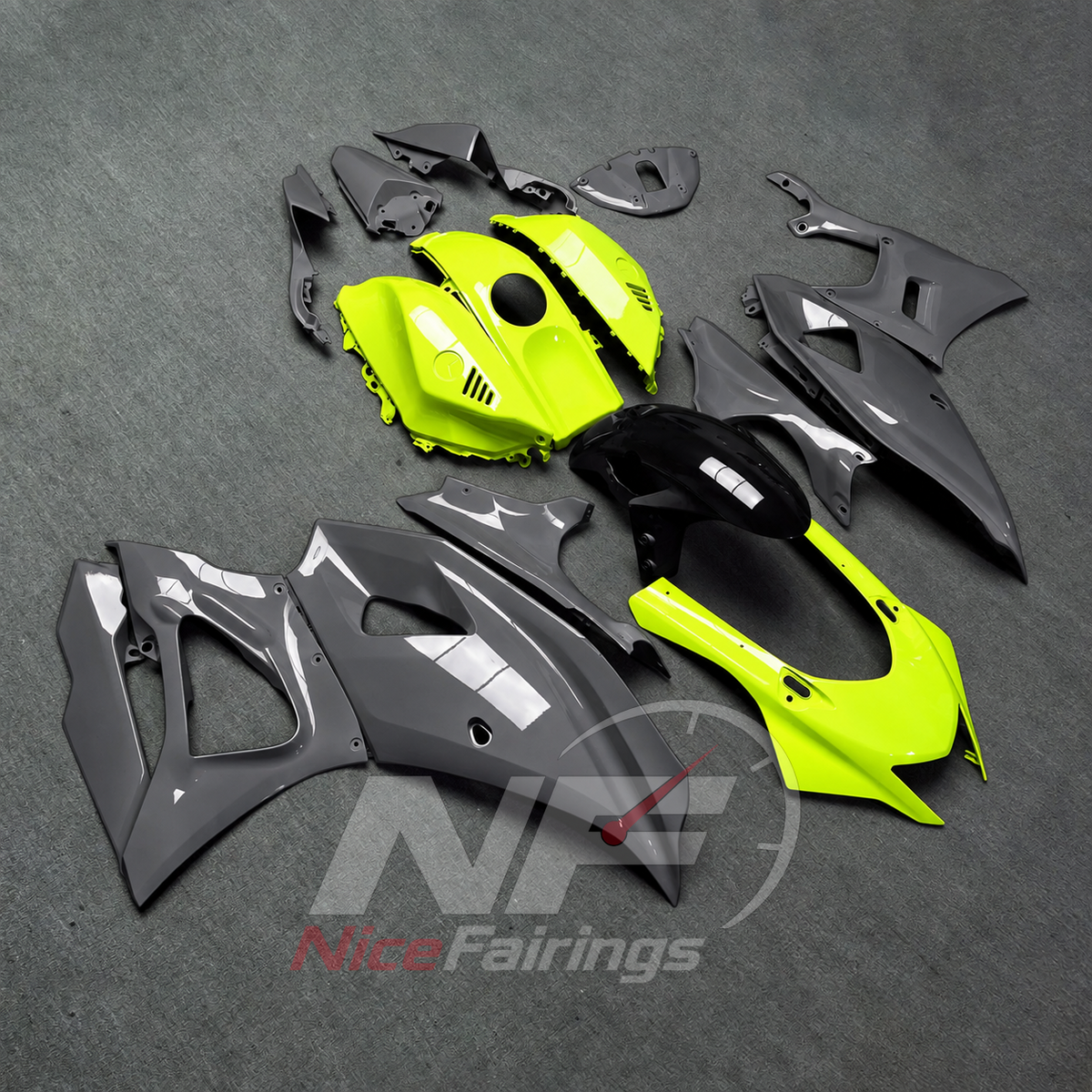 Custom-Painted ABS Fairing Panel Kit Fits Yamaha YZF-R7 2021-2025 | NiceFairings - front angle image