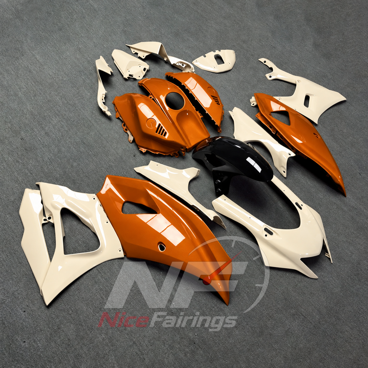 Replacement Sportbike Fairing Set Compatible with Yamaha YZF-R7 2021-2025 | NiceFairings - side angle image