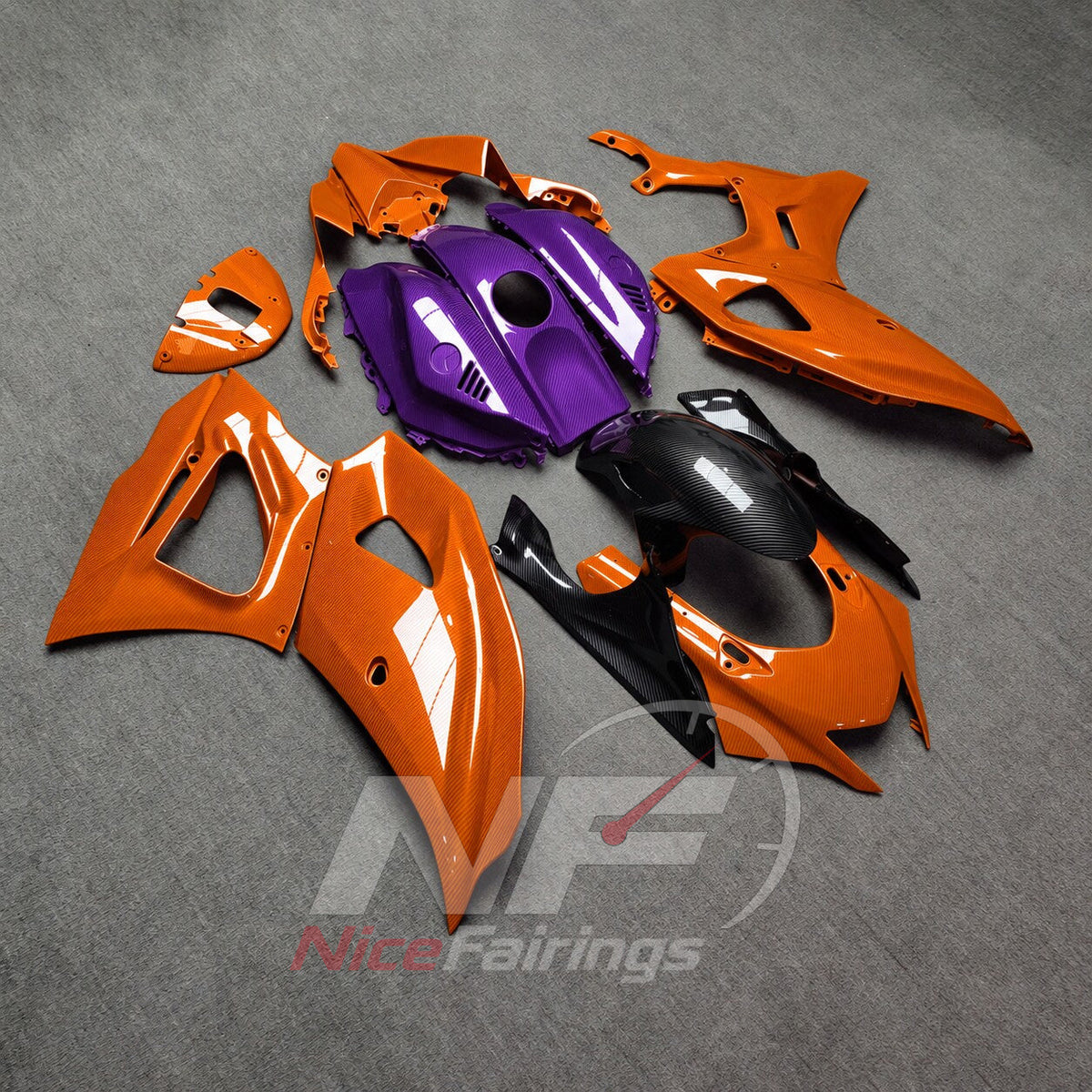 ABS Plastic Fairing Kit Fits Yamaha YZF-R7 2021-2025 | NiceFairings - front angle image