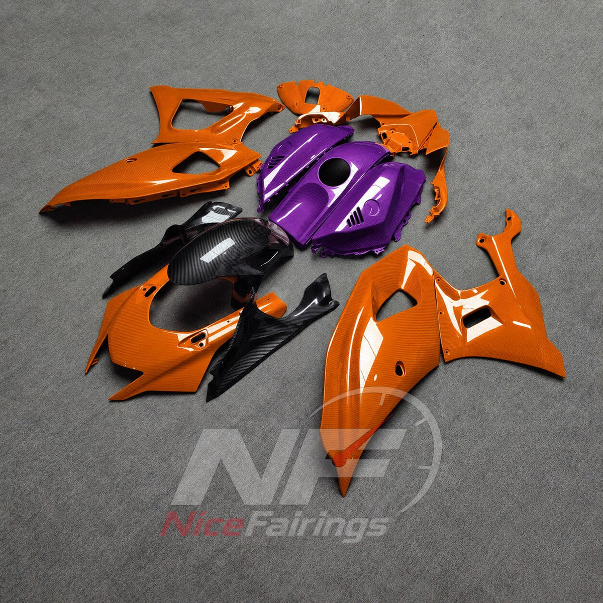 ABS Plastic Fairing Kit Fits Yamaha YZF-R7 2021-2025 | NiceFairings - side angle image