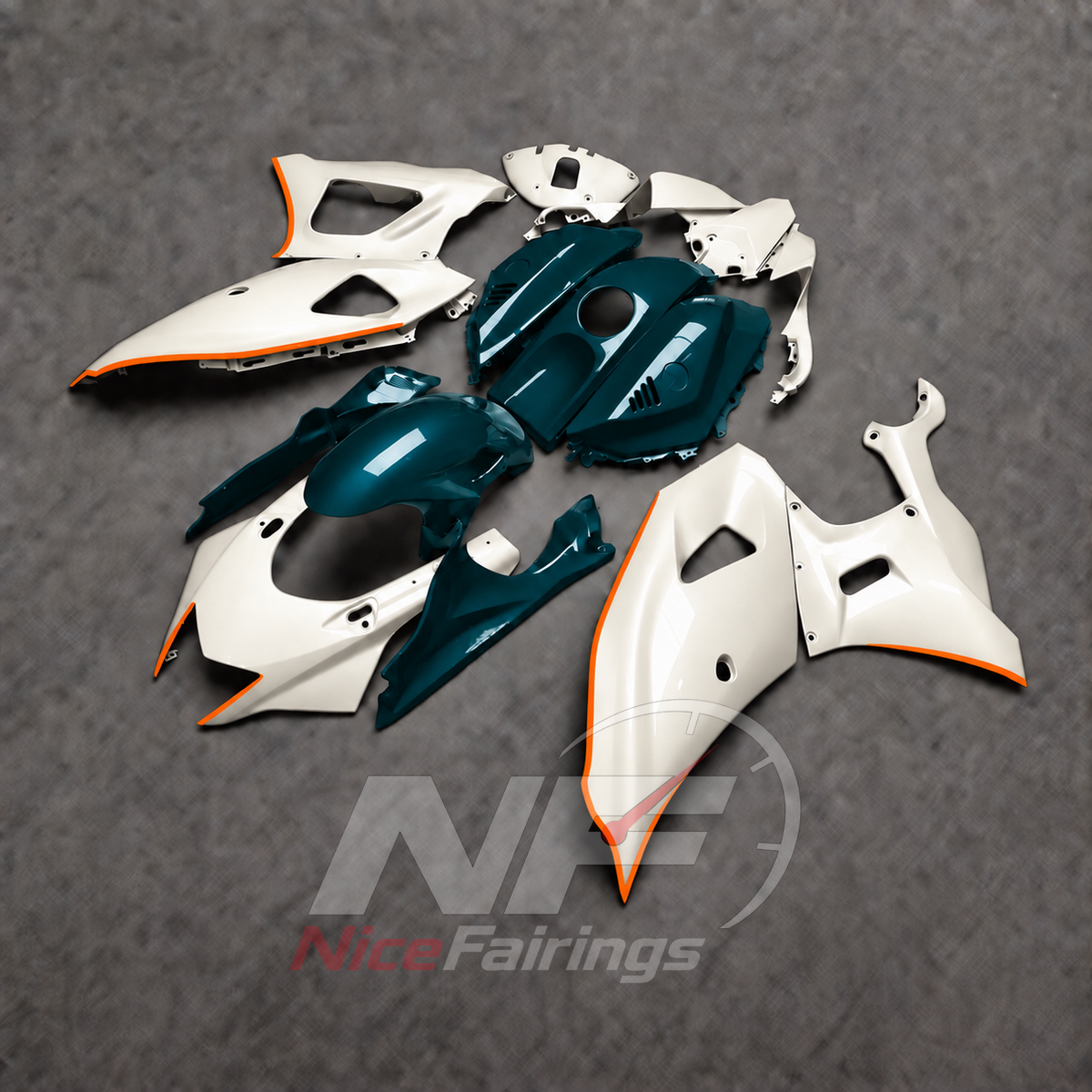 Painted Motorcycle Bodywork Kit Fits Yamaha YZF-R7 2021-2025 | NiceFairings - side angle image