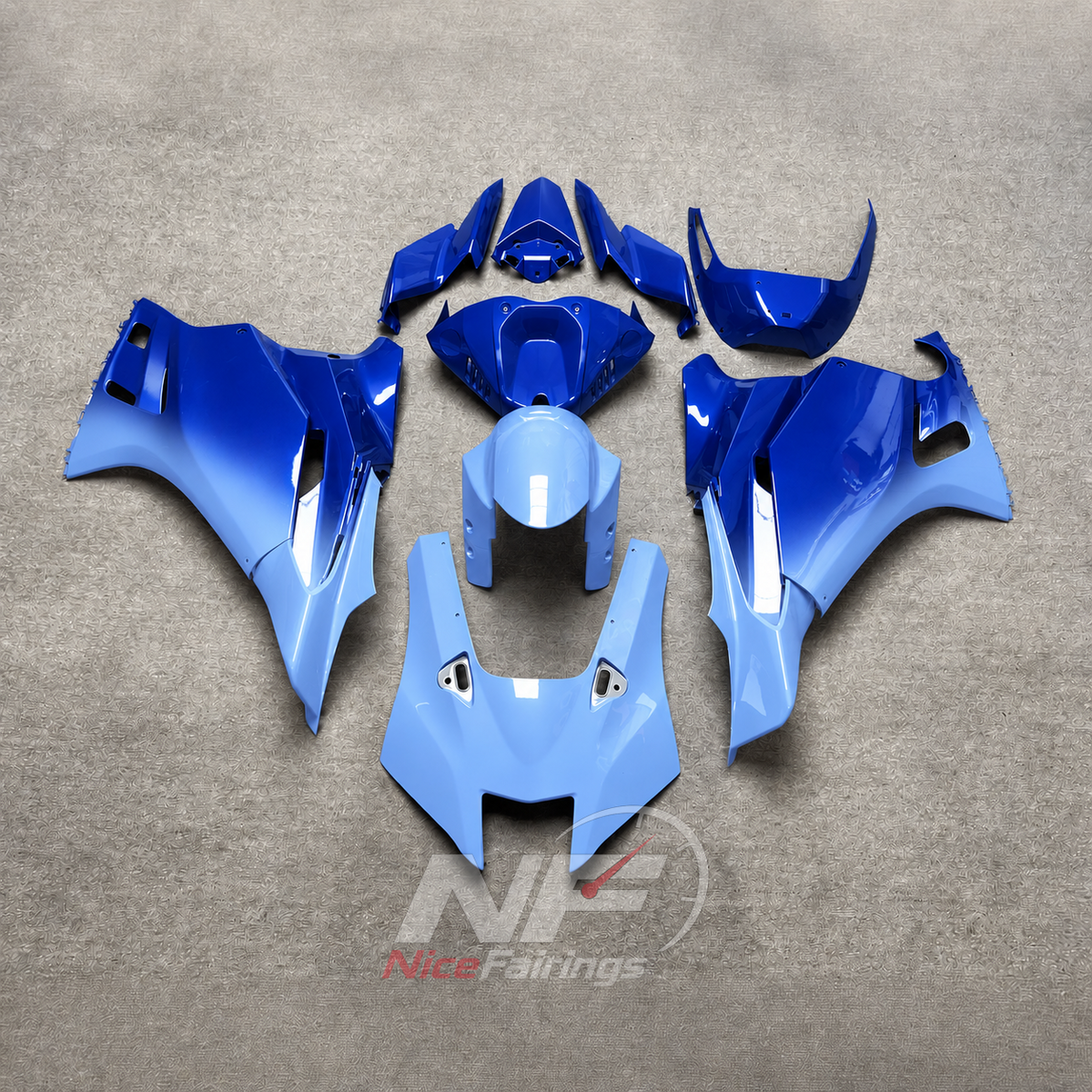 ABS Injection Sportbike Fairing Kit Fits YAMAHA YZF-R9 2025-2026 - Blue Custom-Painted | NiceFairings - main product image