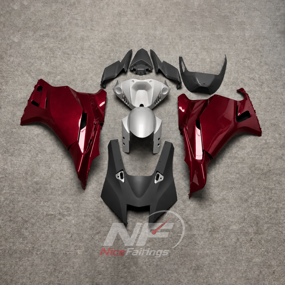 ABS Fairing Panel Kit Fits YAMAHA YZF-R9 2025-2026 - Green Aftermarket | NiceFairings - paint design NO.2 option image