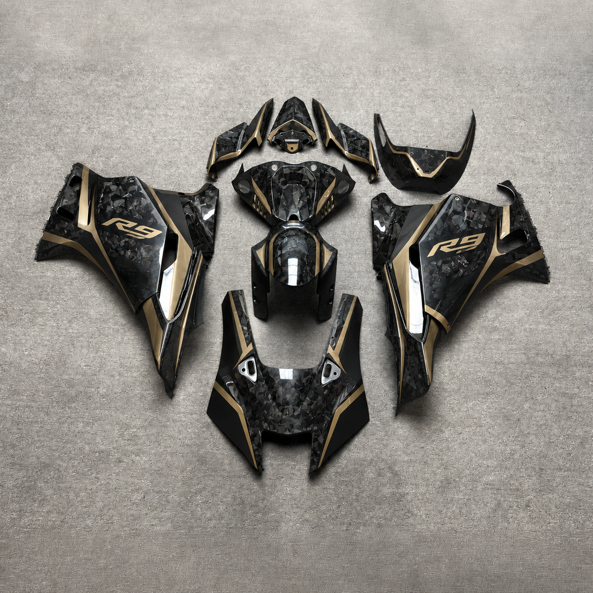 ABS Injection Bodywork Kit Fits YAMAHA YZF-R9 2025-2026 - Black Replacement | NiceFairings - main product image