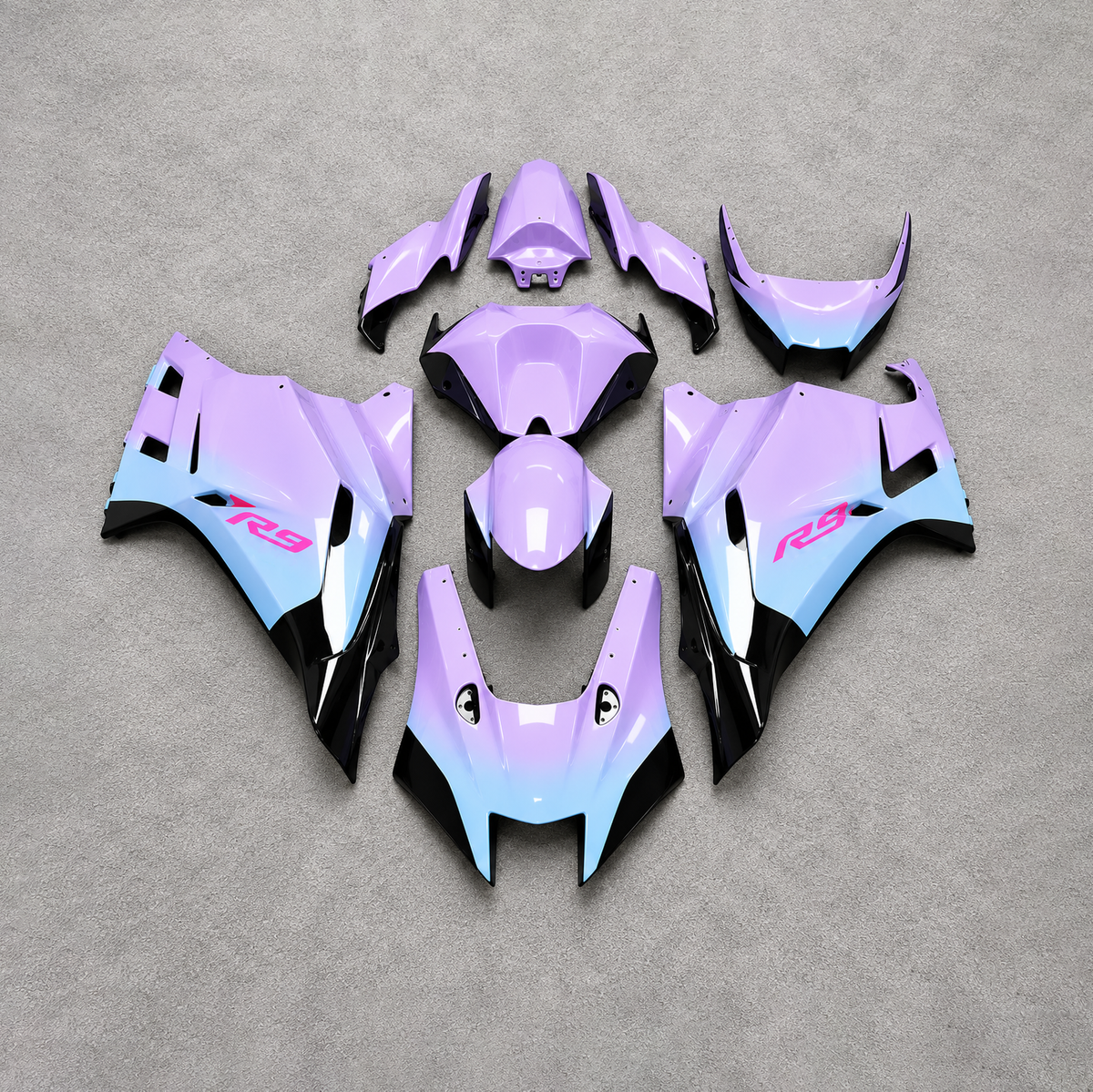 ABS Plastic Cowling Panel Set Fits YAMAHA YZF-R9 2025-2026 - Purple Aftermarket | NiceFairings - main product image
