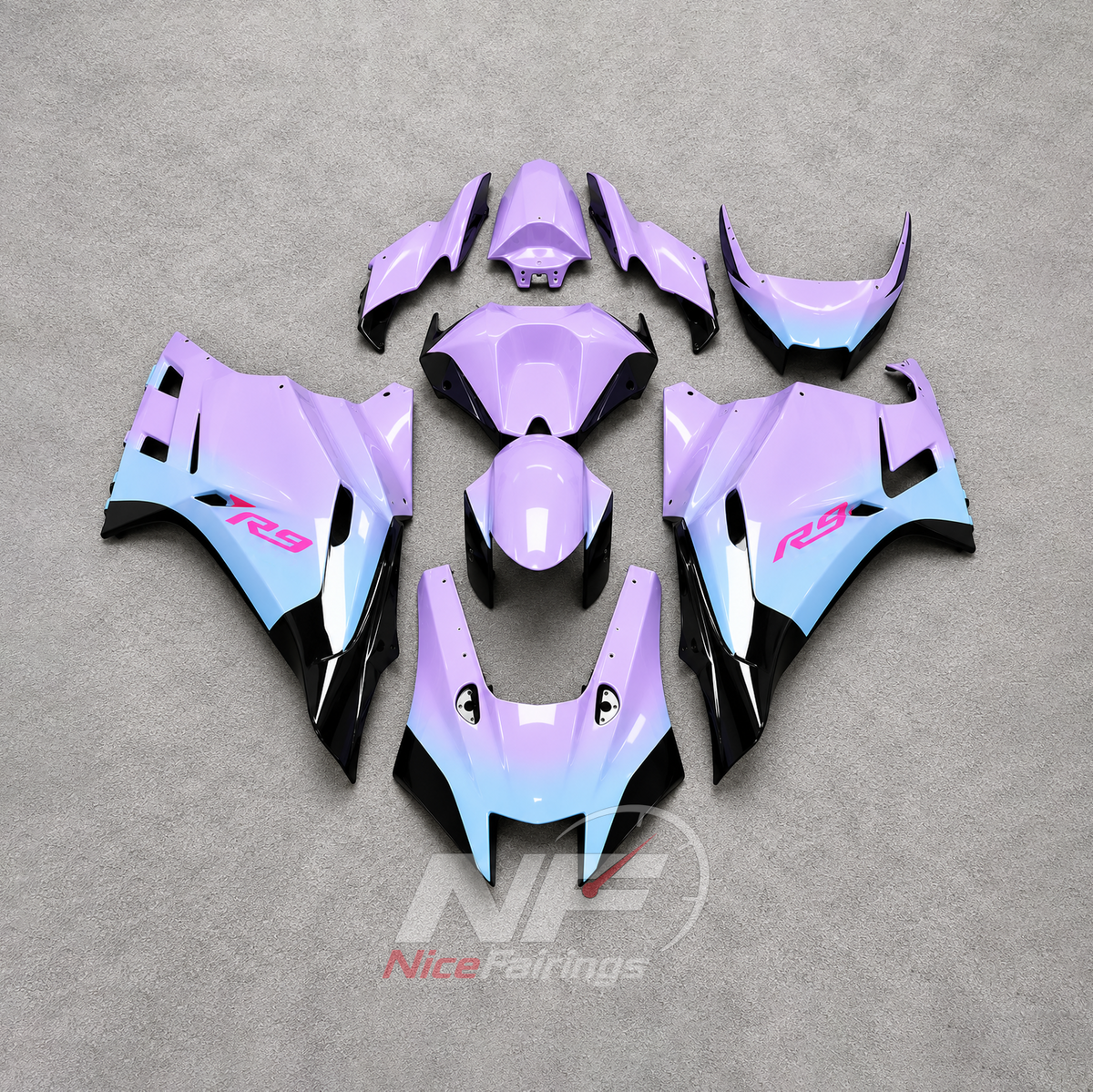 ABS Plastic Cowling Panel Set Fits YAMAHA YZF-R9 2025-2026 - Purple Aftermarket | NiceFairings - main product image