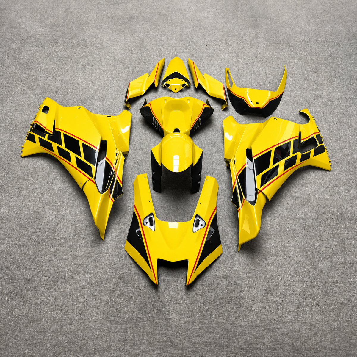 Injection-Molded Cowling Set Fits YAMAHA YZF-R9 2025-2026 - Yellow Replacement | NiceFairings - main product image