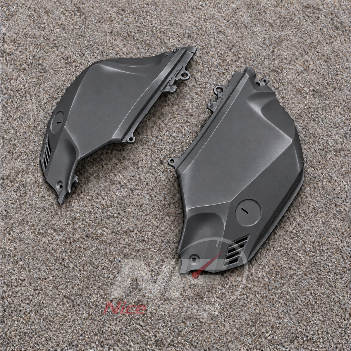 Sportbike Fairing Kit Fits 2023-2026 YAMAHA YZF-R125 - ABS Plastic Bodywork - Green Cream Black | NiceFairings - side angle image