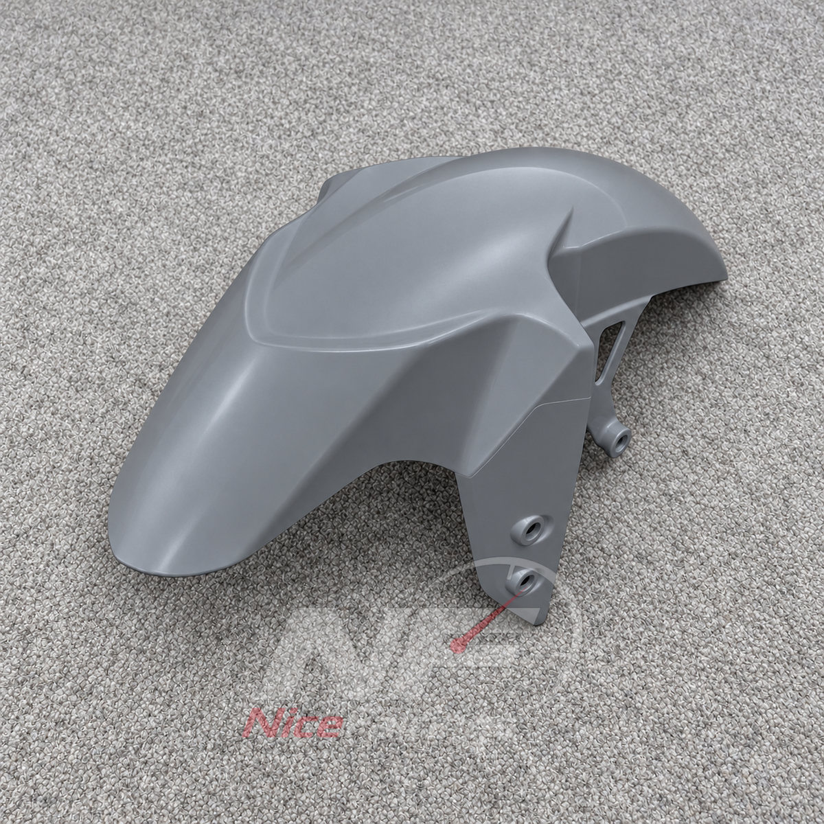 Motorcycle Fairing Kit Fits 2023-2026 YAMAHA YZF-R125 - ABS Plastic Bodywork - Gray | NiceFairings - front angle image