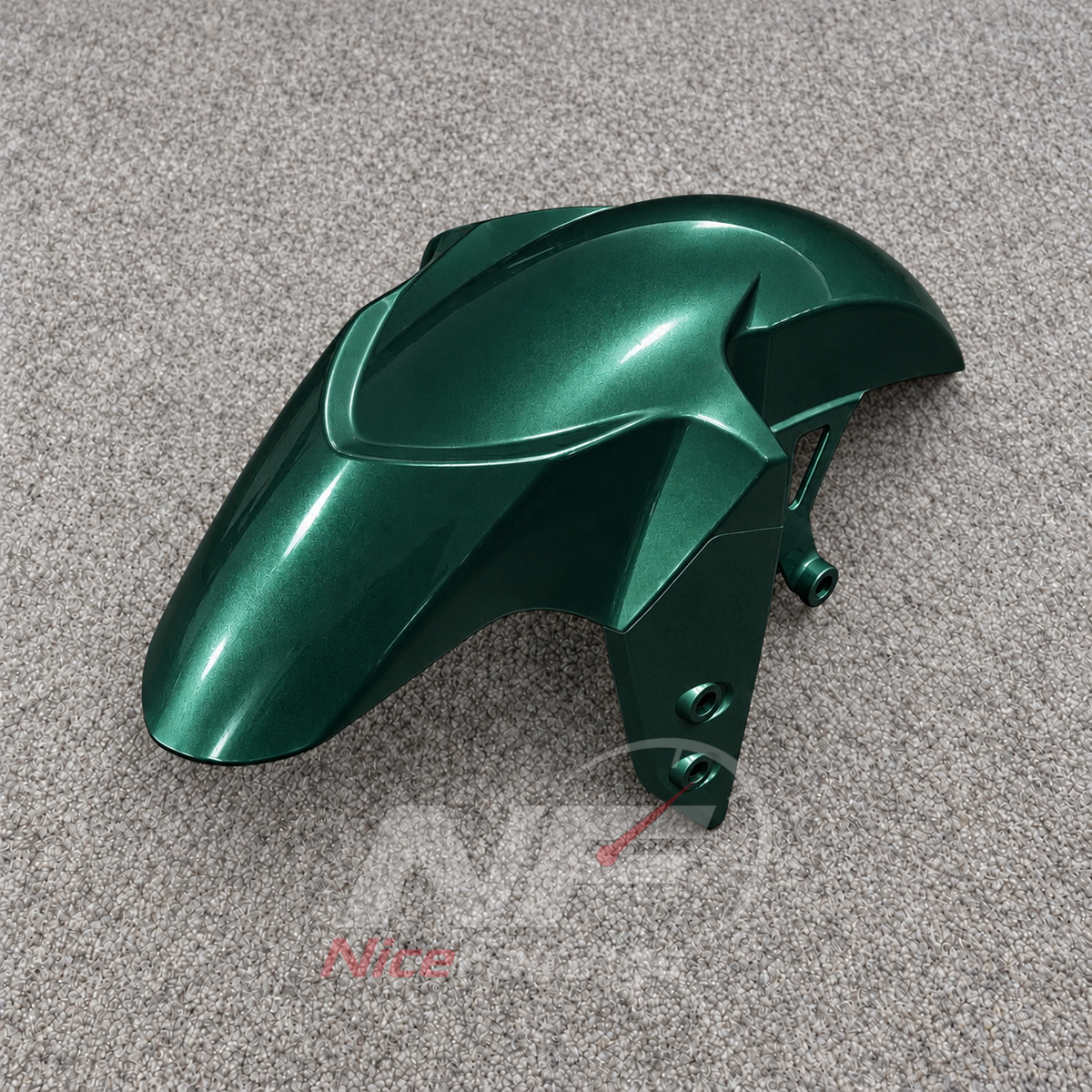 Aftermarket Fairing Kit Fits 2023-2026 YAMAHA YZF-R125 - ABS Plastic Bodywork - Emerald Green | NiceFairings - front angle image