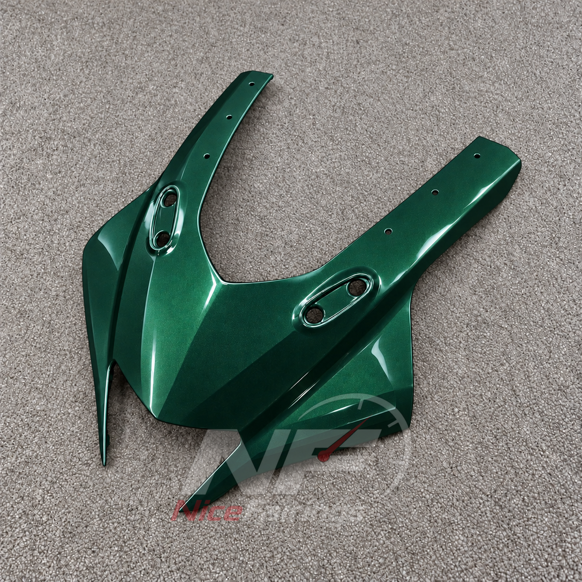 Aftermarket Fairing Kit Fits 2023-2026 YAMAHA YZF-R125 - ABS Plastic Bodywork - Emerald Green | NiceFairings - rear angle image