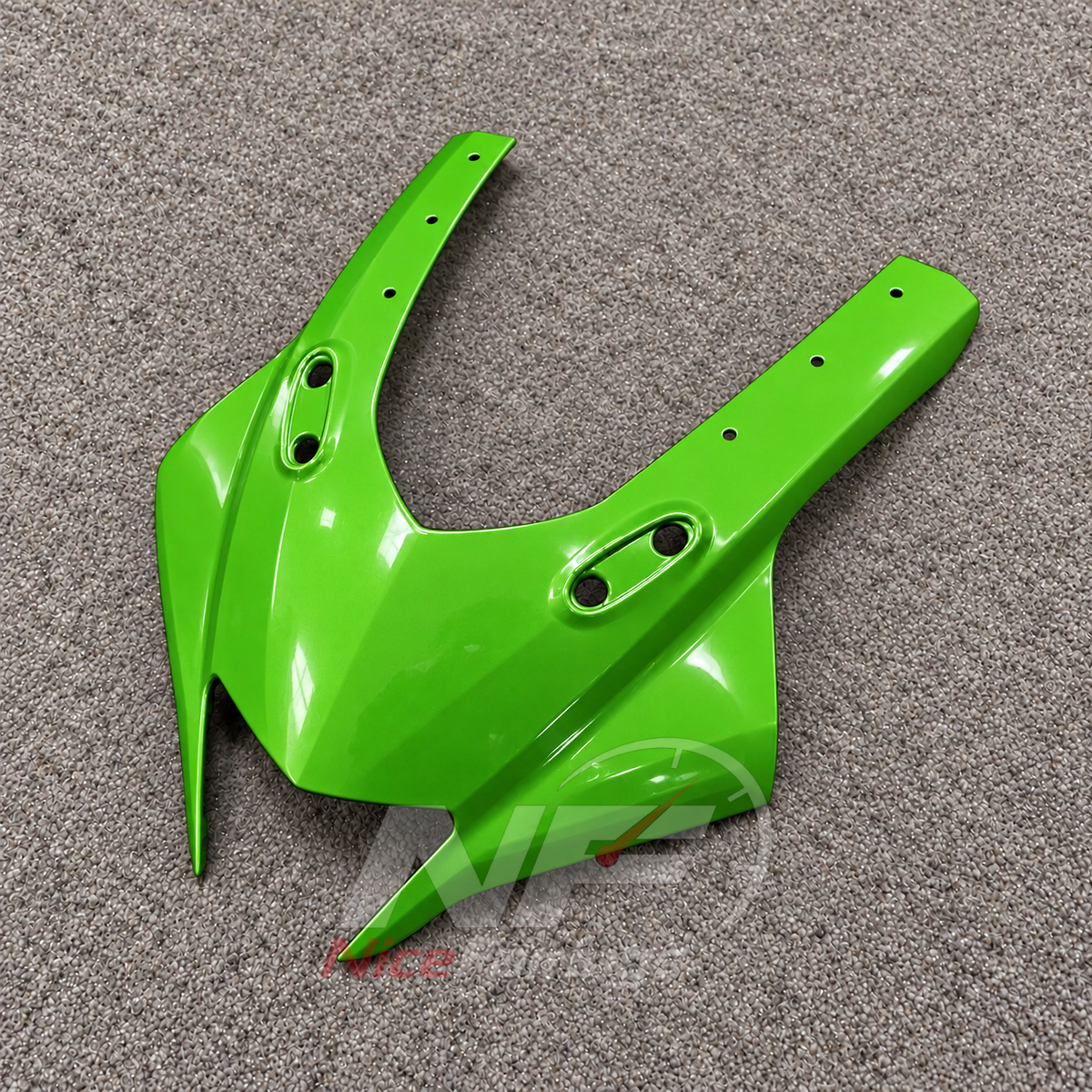 Replacement Fairings Fit 2023-2026 YAMAHA YZF-R125 - ABS Plastic Bodywork - Lime Green | NiceFairings - rear angle image