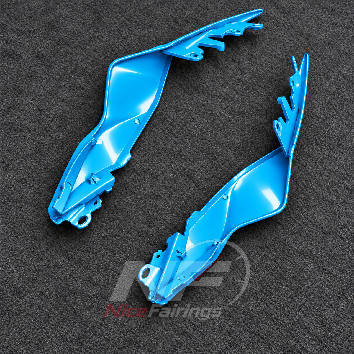 Motorcycle Fairing Kit Fits 2023-2026 YAMAHA YZF-R125 - ABS Plastic Bodywork - Light Blue | NiceFairings - front angle image