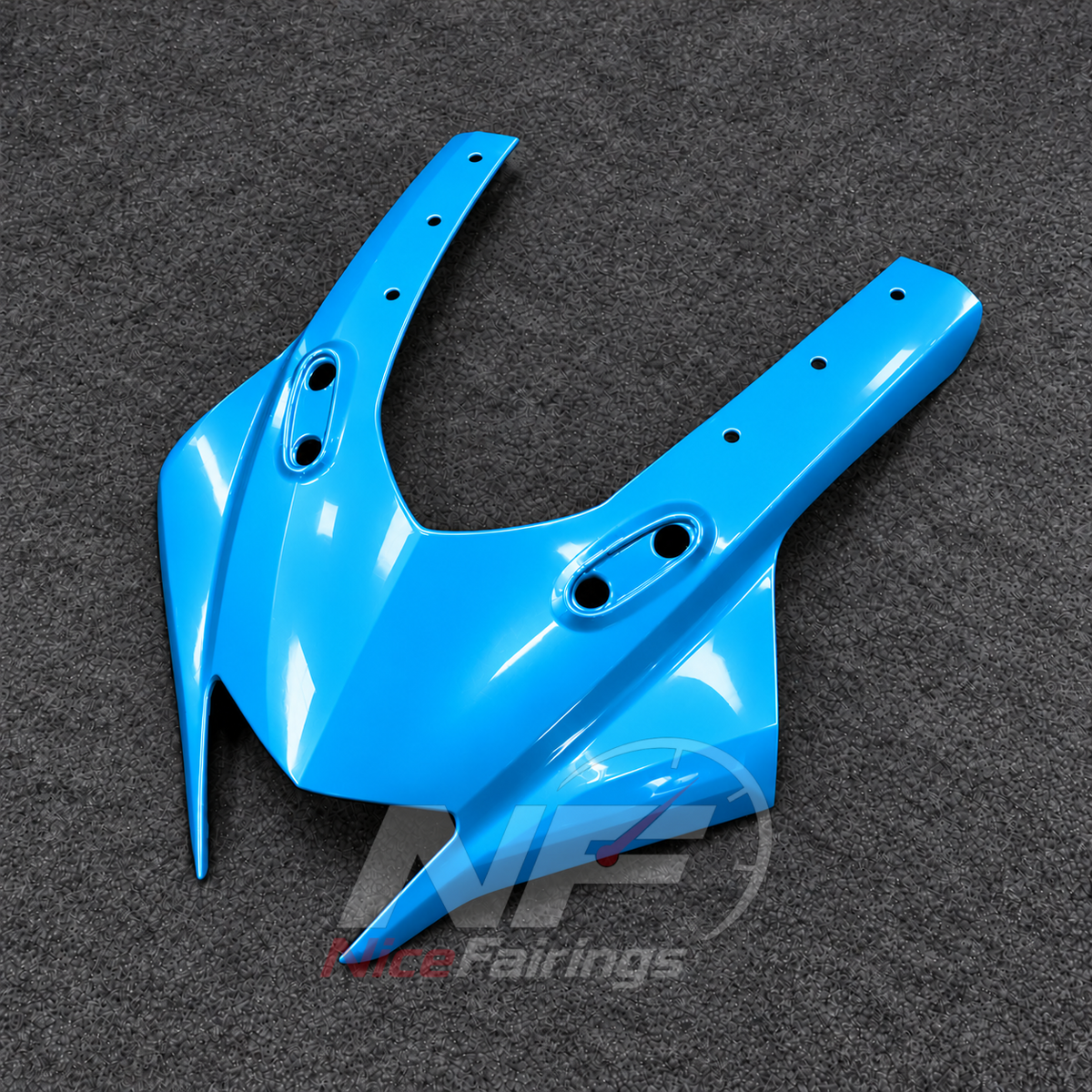 Motorcycle Fairing Kit Fits 2023-2026 YAMAHA YZF-R125 - ABS Plastic Bodywork - Light Blue | NiceFairings - side angle image