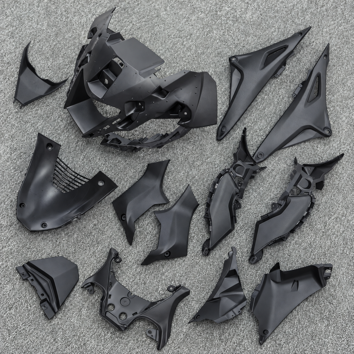 Sportbike Fairing Kit Fits 2023-2026 YAMAHA YZF-R125 - ABS Plastic Bodywork - Red | NiceFairings - accessories image