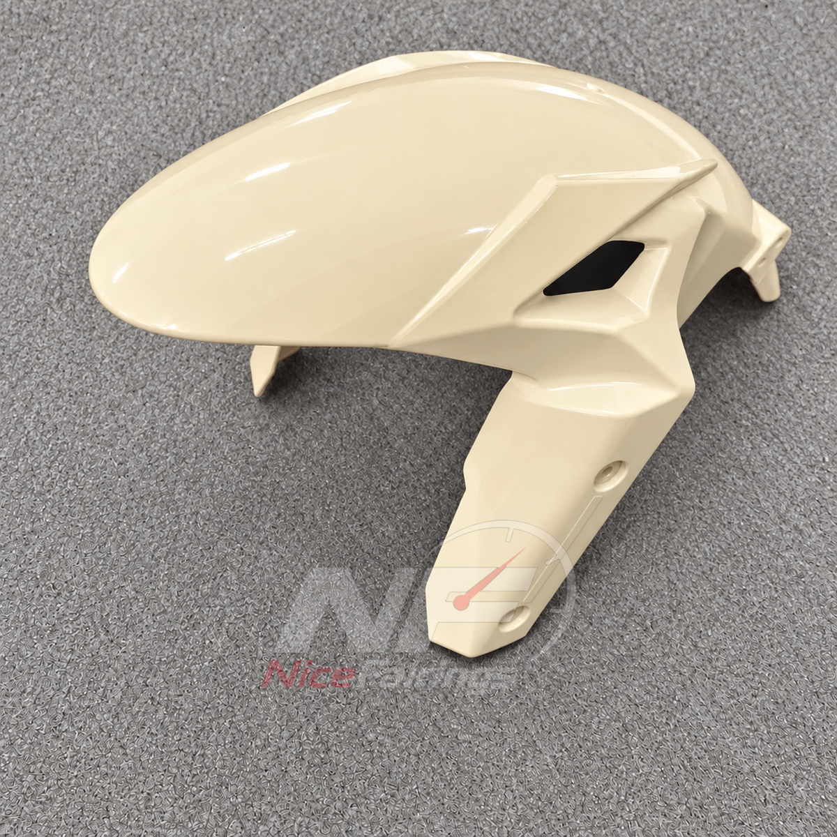 Fairing Kit Fits 2026 KAWASAKI Z1100 - Injection-Molded ABS Plastic - Ivory | NiceFairings - rear angle image