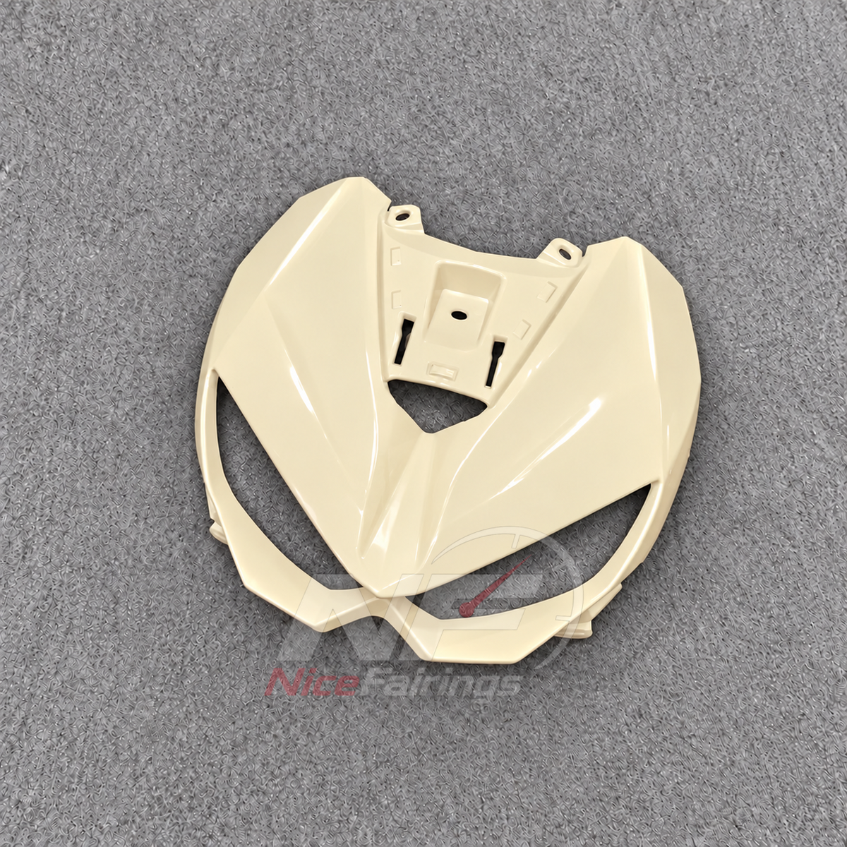 Fairing Kit Fits 2026 KAWASAKI Z1100 - Injection-Molded ABS Plastic - Ivory | NiceFairings - additional angle image