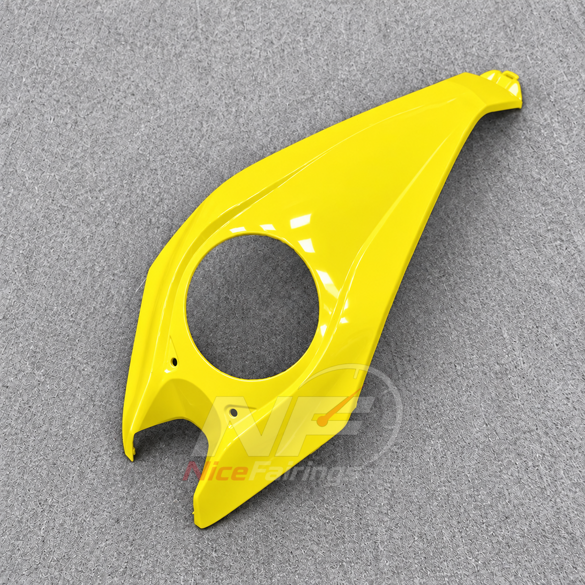 Motorcycle Fairing Kit Fits 2026 KAWASAKI Z1100 - Injection-Molded ABS Plastic - Yellow | NiceFairings - rear angle image