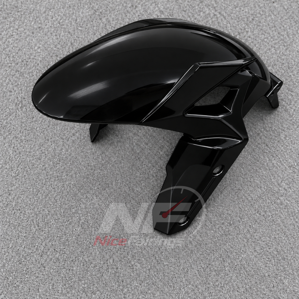 Custom Fairings Fit 2026 KAWASAKI Z1100 - Injection-Molded ABS Plastic - Black | NiceFairings - front angle image