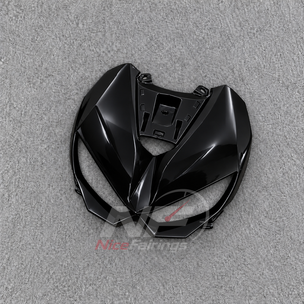 Custom Fairings Fit 2026 KAWASAKI Z1100 - Injection-Molded ABS Plastic - Black | NiceFairings - detail angle image