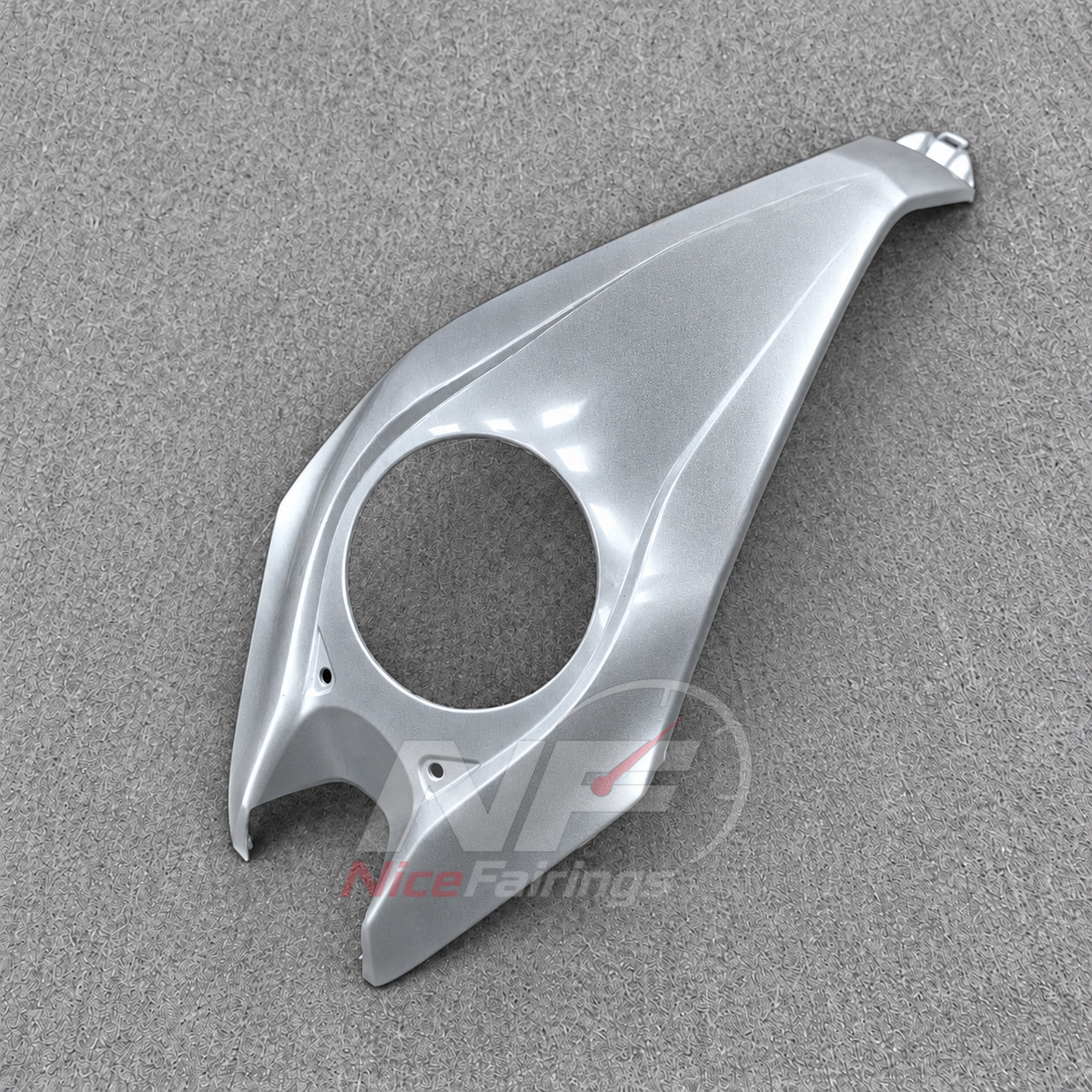 ABS Plastic Fairing Kit Fits 2026 KAWASAKI Z1100 - Injection-Molded Bodywork - Silver | NiceFairings - additional angle image