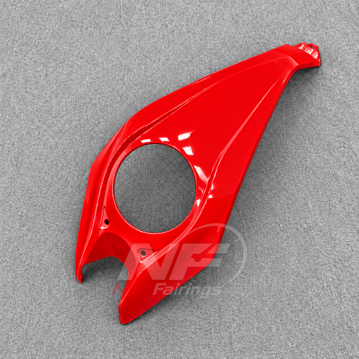 Injection-Molded Fairing Kit Fits 2026 KAWASAKI Z1100 - ABS Plastic Bodywork - Red | NiceFairings - front angle image