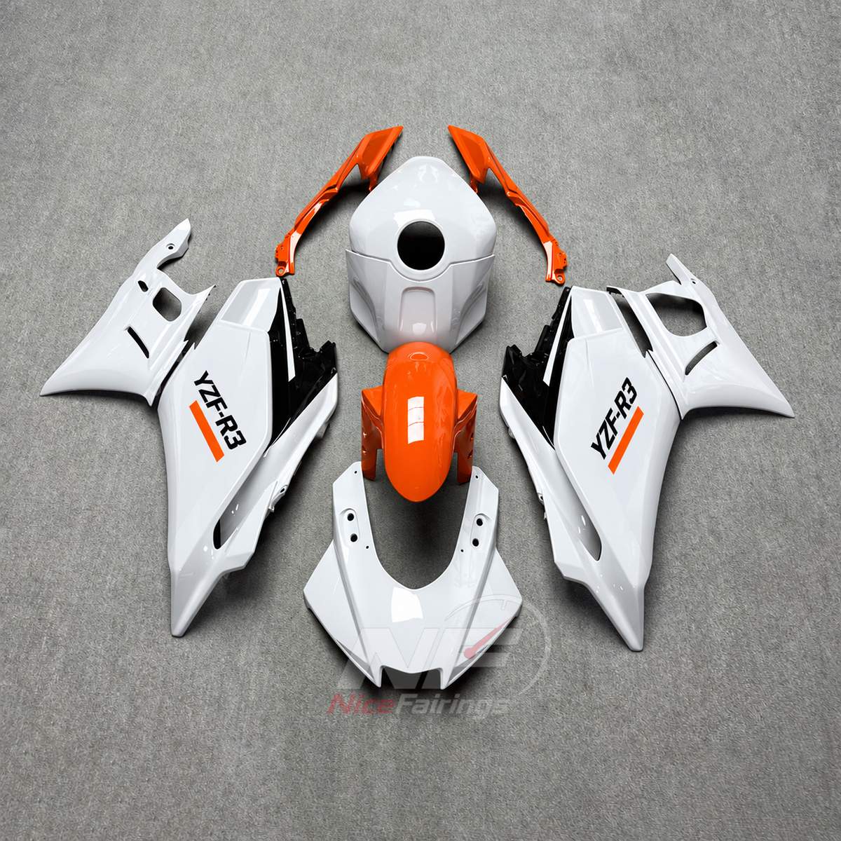 Aftermarket Motorcycle Fairing Kit Fits Yamaha YZF-R25 YZF-R3 2025-2026 | NiceFairings - main product image