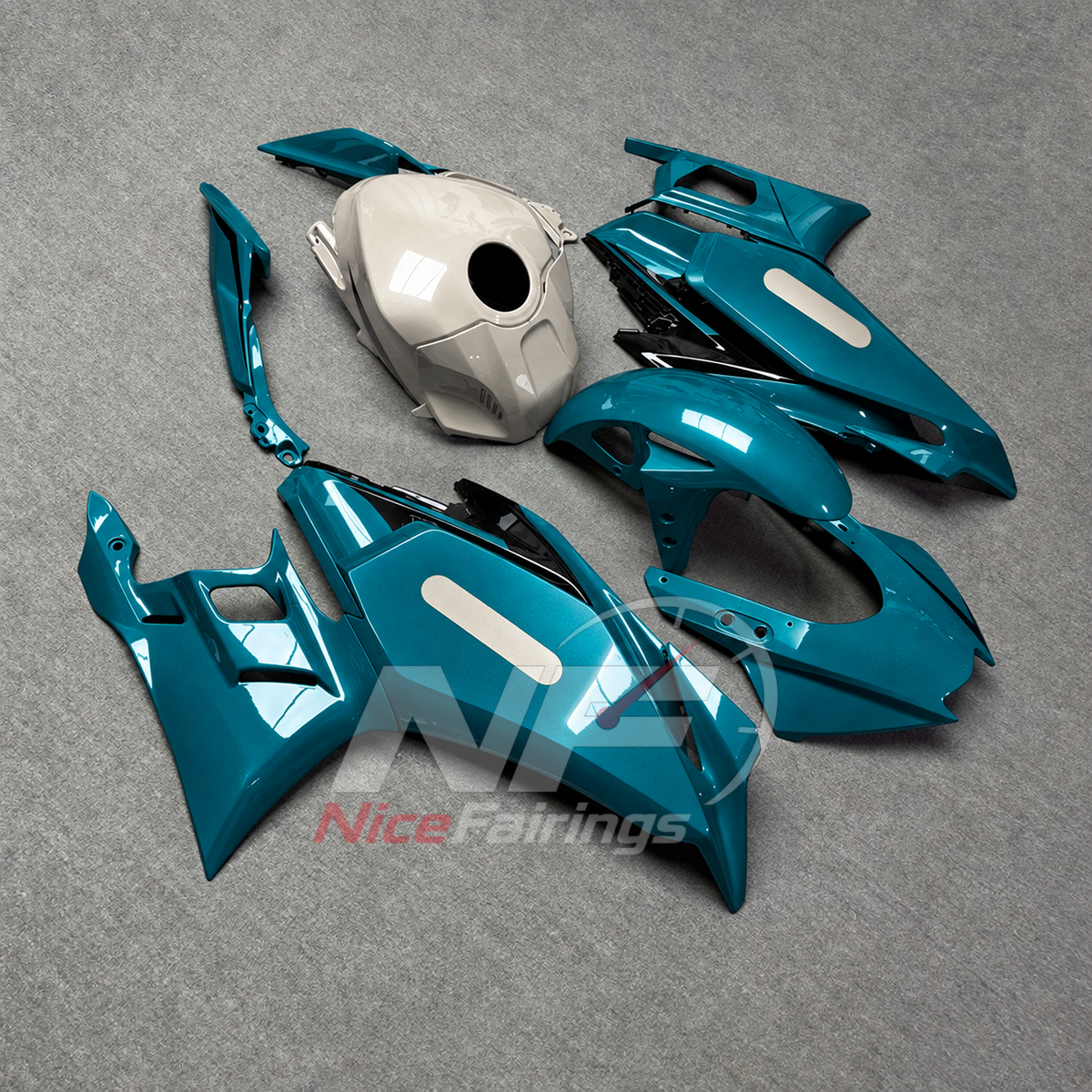 Replacement Sportbike Bodywork Set Fits Yamaha YZF-R25 YZF-R3 2025-2026 | NiceFairings - side angle image