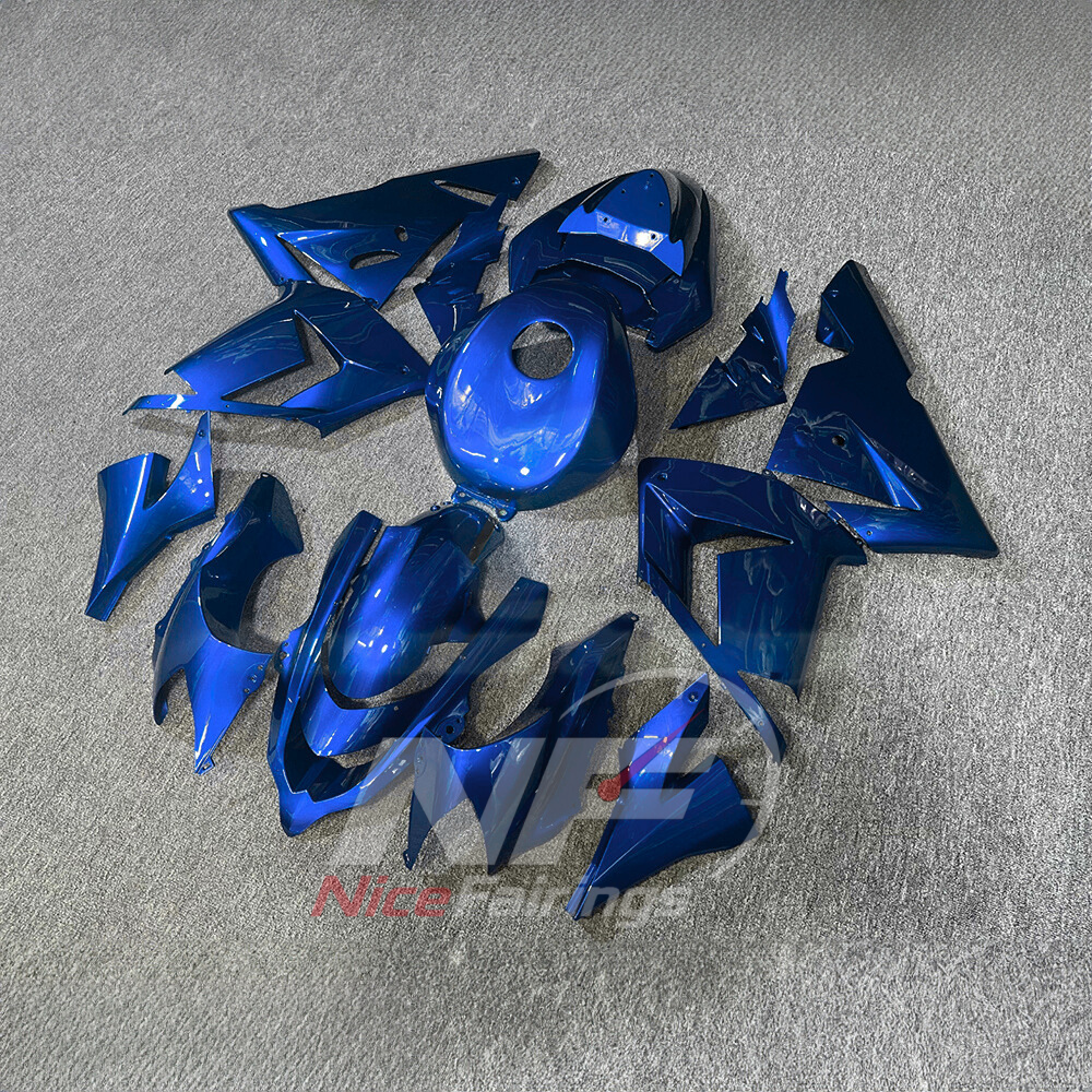 Fairings Kit Fits 2004-2005 KAWASAKI ZX10R - ABS with Tank Cover - Blue | NiceFairings - front angle image