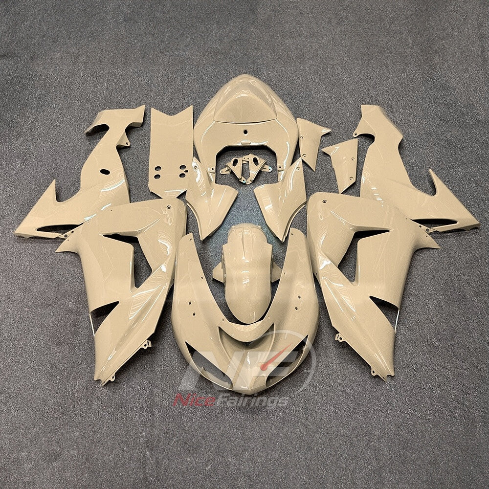 KAWASAKI ZX10R 2006-2007 - Beige panels - paint design NO.6 option image