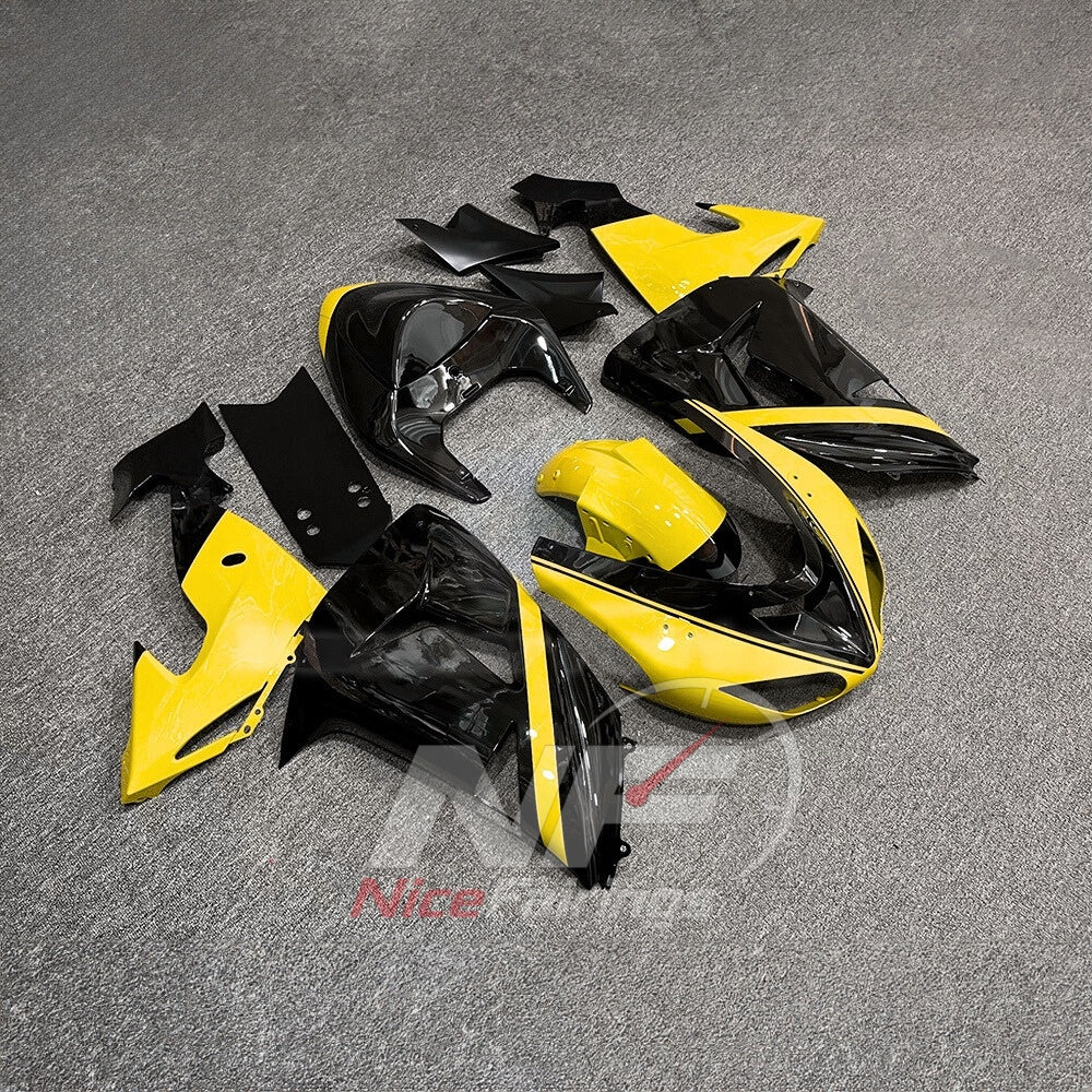 ABS Plastic Fairing Kit Fits 2006-2007 KAWASAKI ZX10R - Motorcycle Bodywork | NiceFairings - side angle image