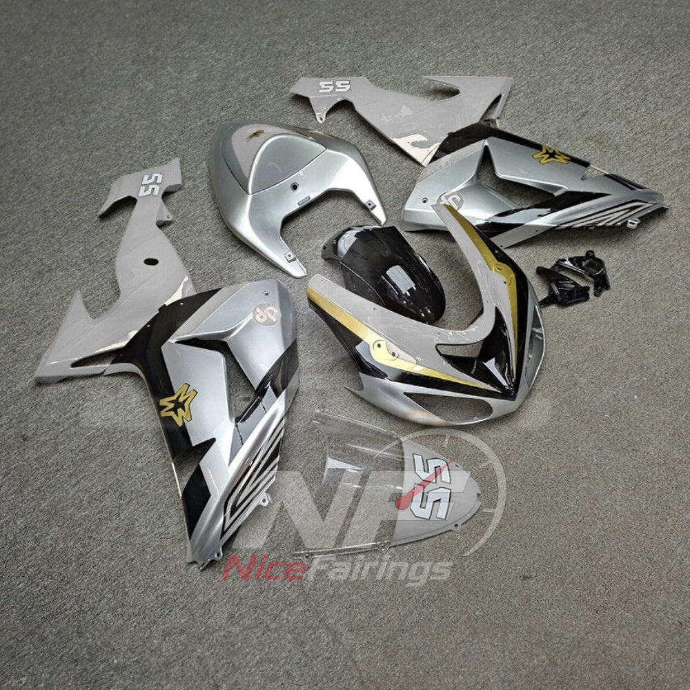 Aftermarket Fairing Kit Fits 2006-2007 KAWASAKI ZX10R - ABS Injection Cowling | NiceFairings - front angle image