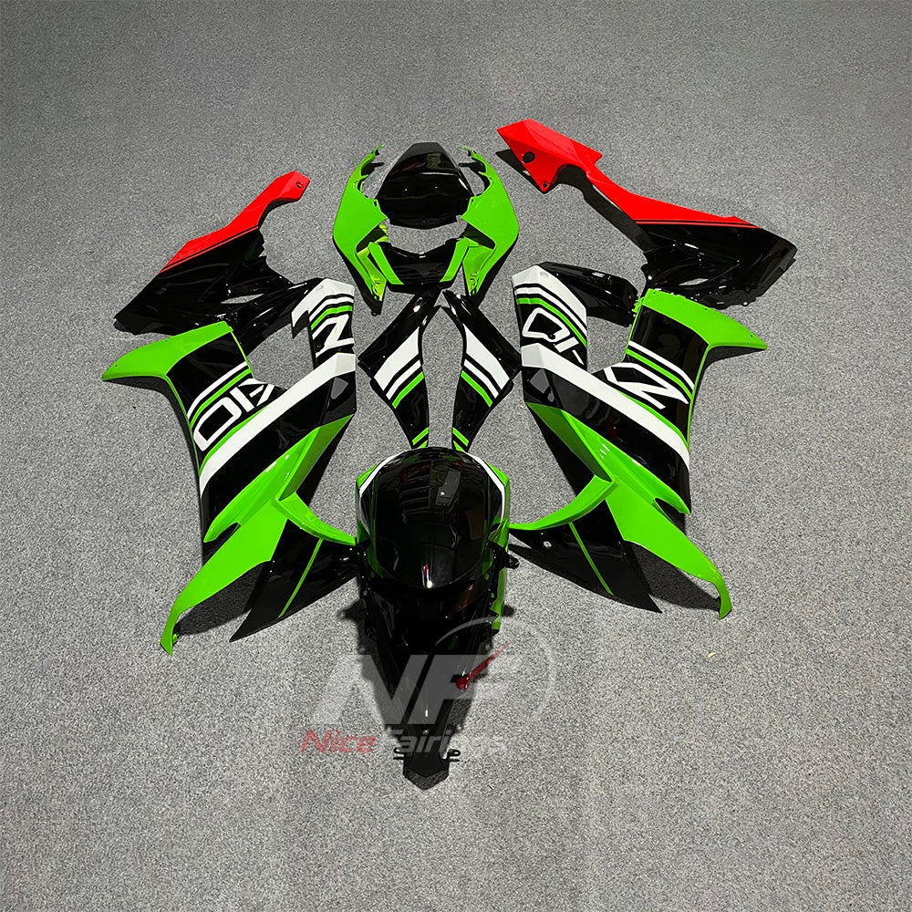 KAWASAKI ZX10R 2008-2010 - Angular Lettering - paint design NO.2 option image