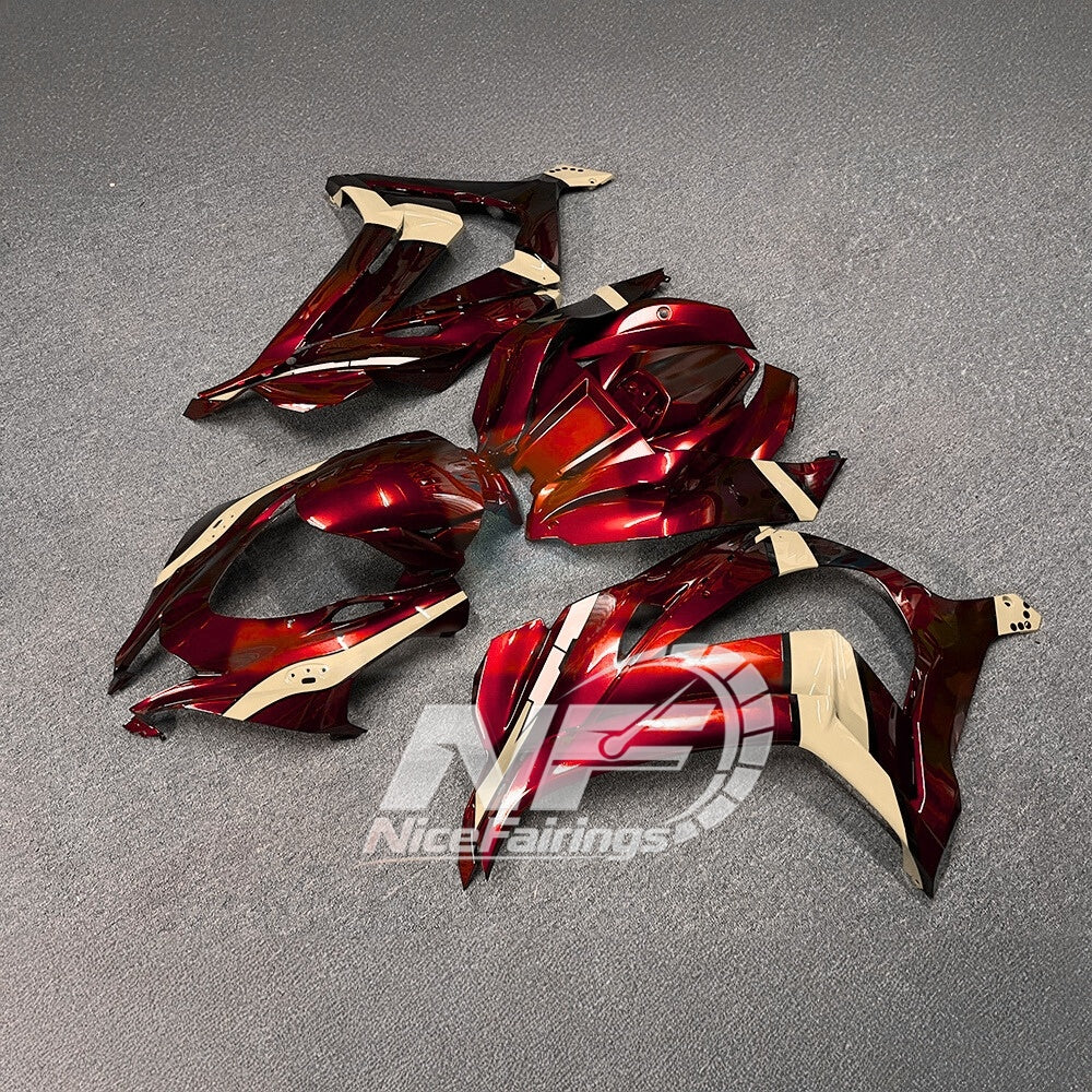 For Kawasaki ZX10R 2016-2020 Ninja Custom Fairings Kit | NiceFairings - front angle image