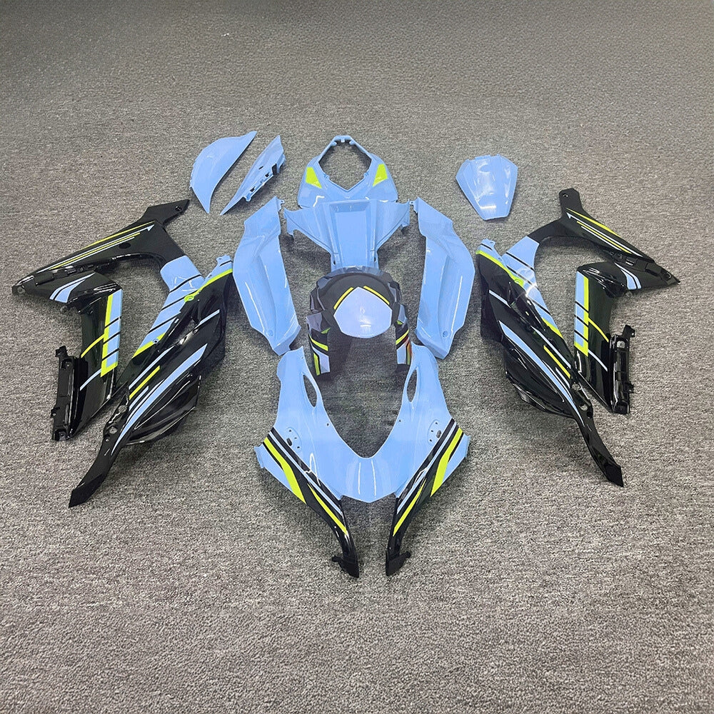 For Kawasaki ZX10R 2016-2020 2020 Carbon Fiber Look With Tank Cover Custom Painted 1 Fairings Kit | NiceFairings - paint design NO.2 option image